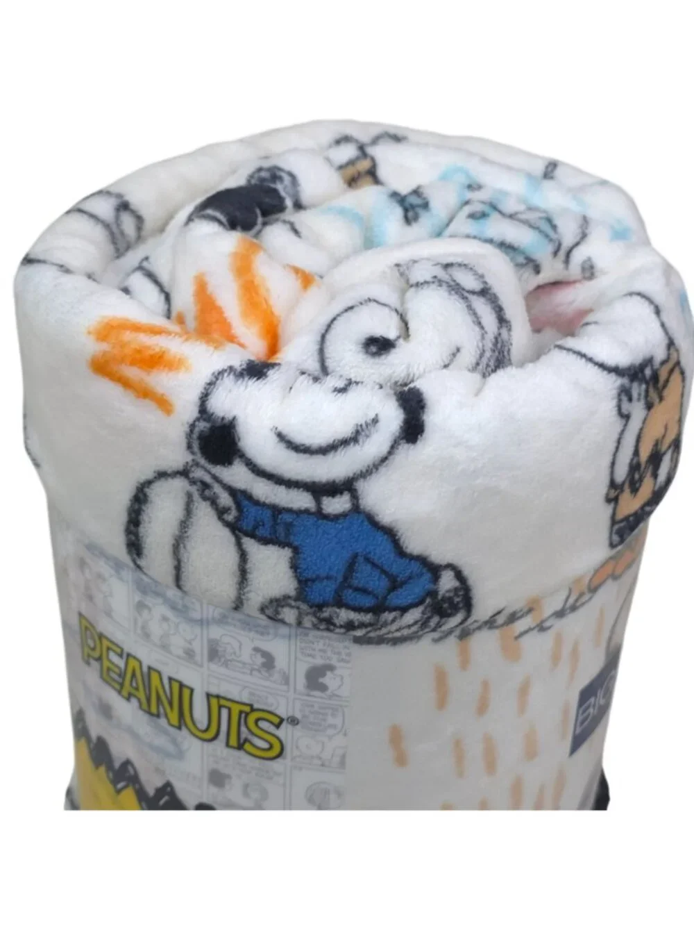 Peanuts Snoopy Oversized Plush Throw Blanket 5 Ft X 6 Ft Cartoon by The Big One